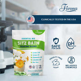 FIVONA open jar with visible powder to show concentrated formula and easy scooping