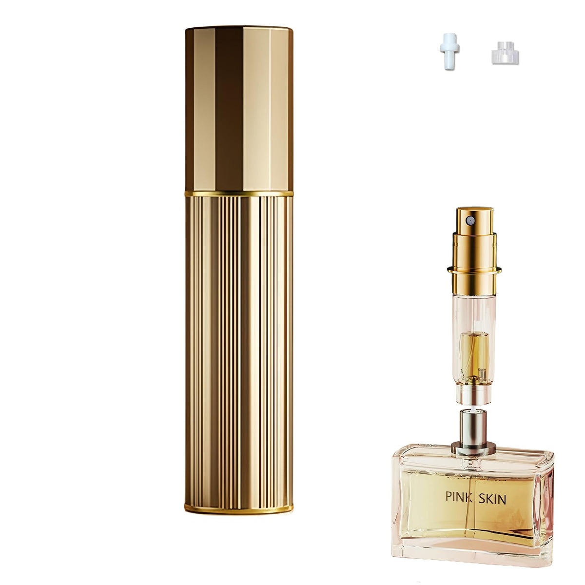 Fiwecos gold front packaging showing compact travel-ready design and elegance