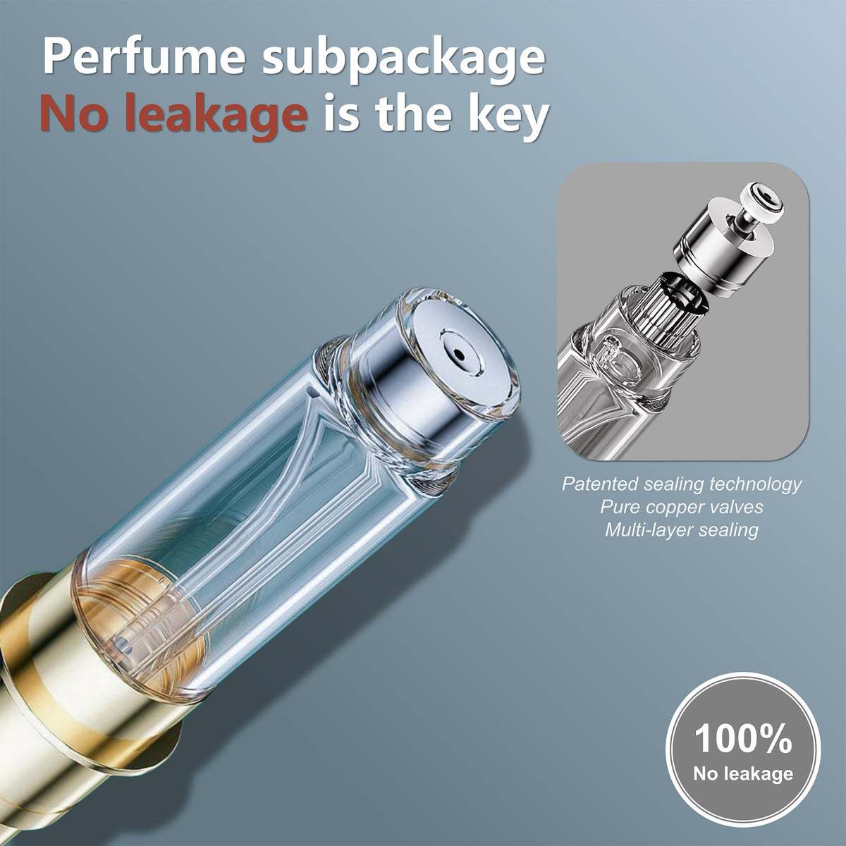 Fiwecos nozzle producing fine mist for even fragrance application benefit
