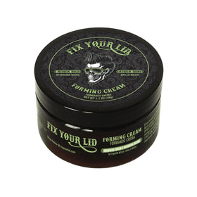 Fix Your Lid front jar view showing product label and compact benefit