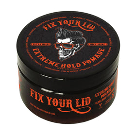 Fix Your Lid front jar view showing clean packaging and high shine benefit