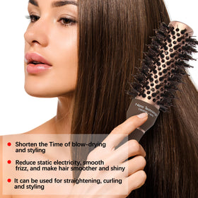 FIXBODY in-use with blow dryer creating lift and polished finish while styling