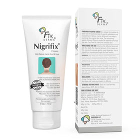 Concept image of elbow area with FIXDERMA Nigrifix illustrating texture improvement potential