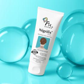 FIXDERMA tube close-up label highlighting active ingredients for ingredient transparency