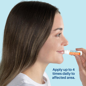 FixMySkin compact size held in hand for portable relief while traveling