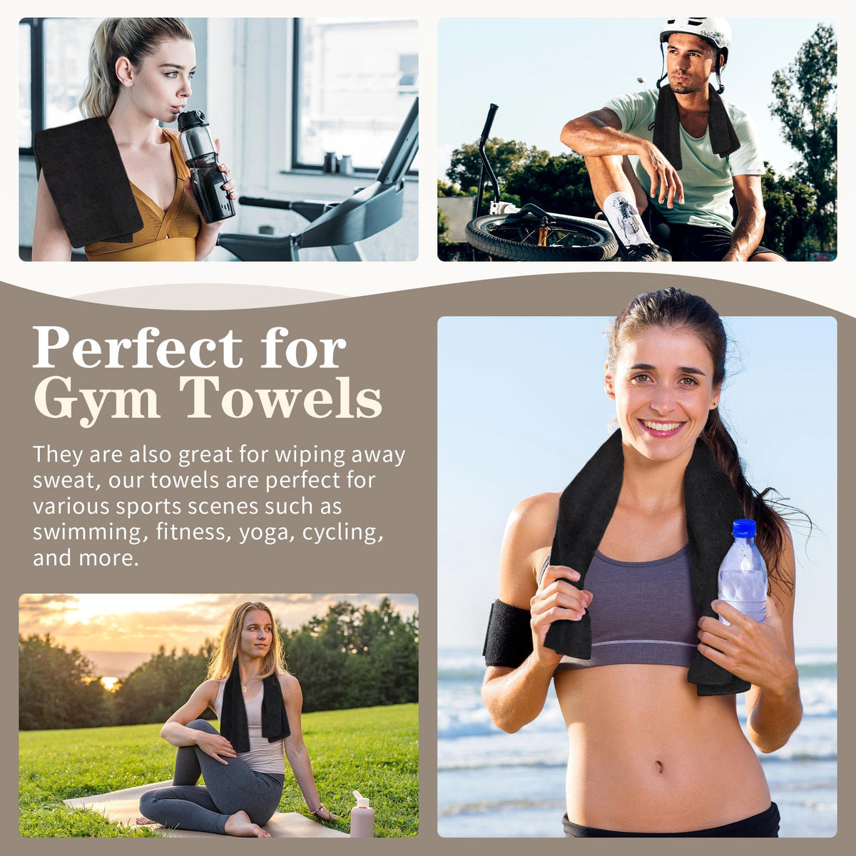 FIXSMITH towels arranged in bathroom showing versatile home and spa use