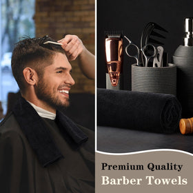 FIXSMITH folded towel on salon chair showing neat professional presentation
