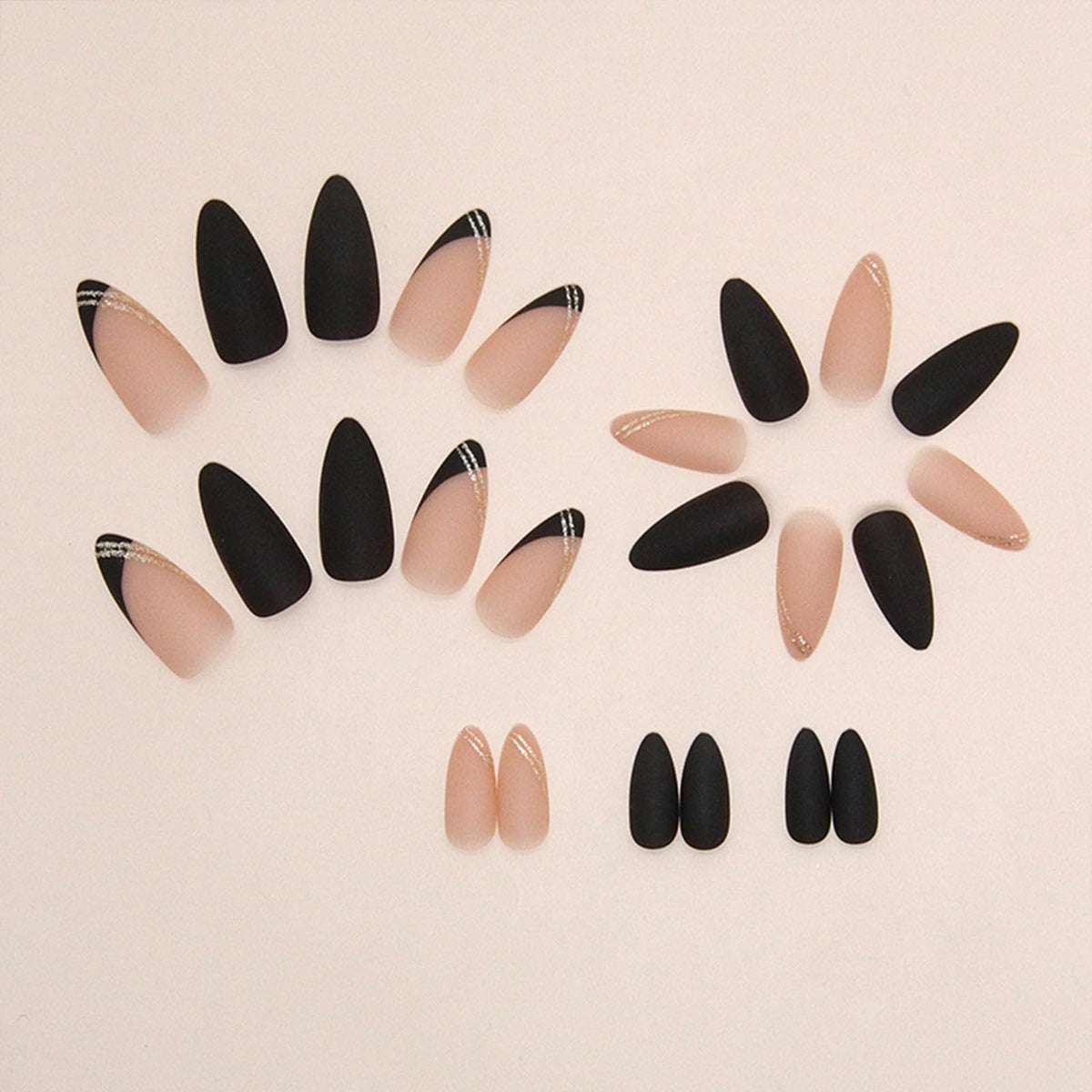 FJSMTOPl press-on nails worn on hands in a lifestyle scene for instant style