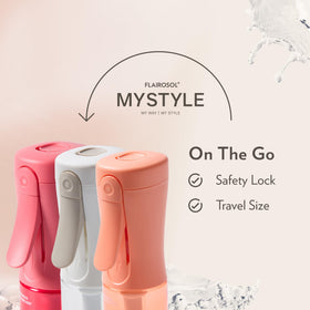 FLAIROSOL visible mist pattern demonstrating continuous even hydration coverage