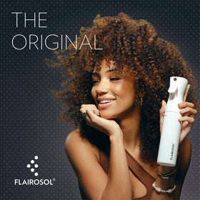 FLAIROSOL close-up of precision nozzle highlighting consistent ultra-fine mist benefit
