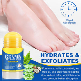 FlameBeauty label ingredients close-up listing urea and salicylic acid benefits