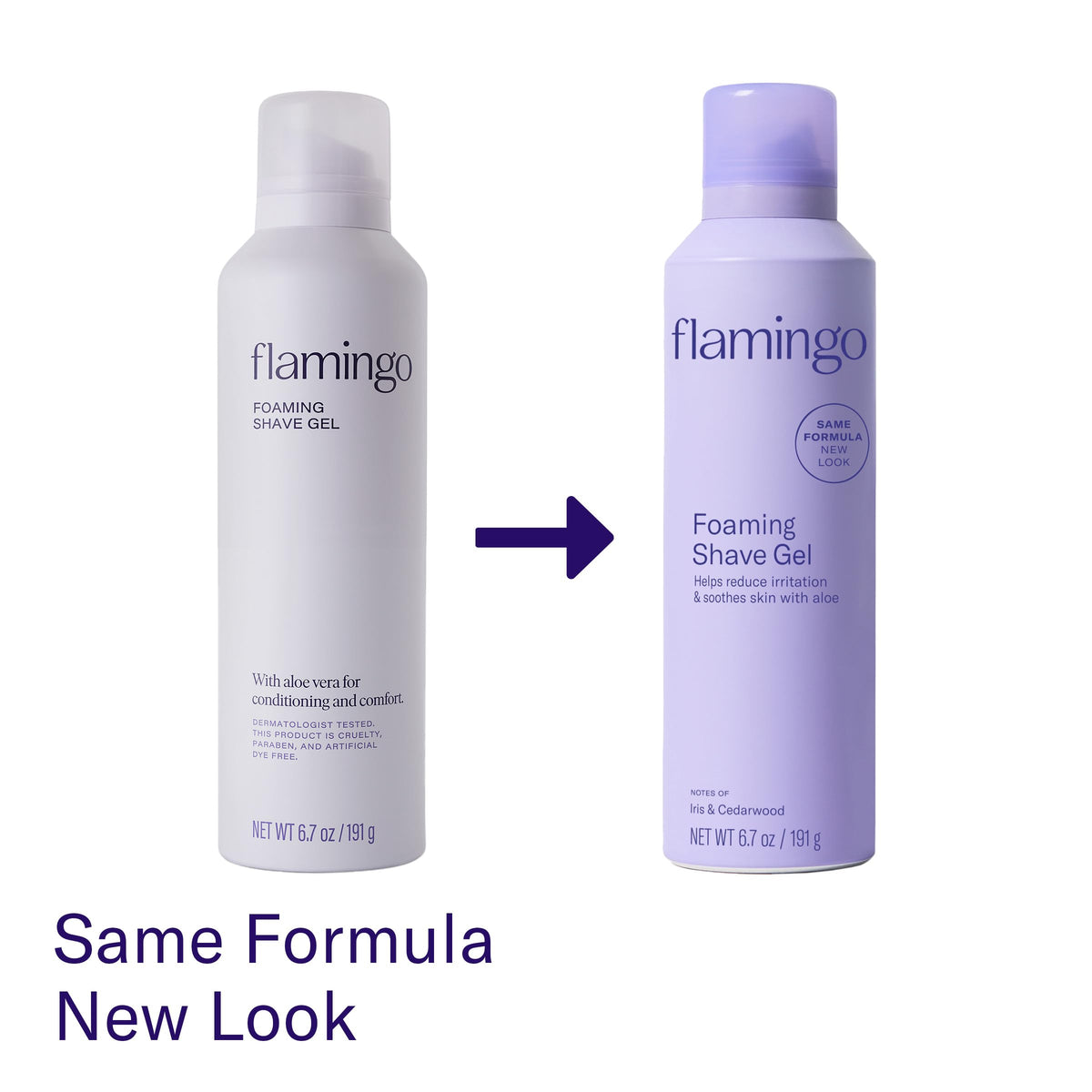 Flamingo gel texture close-up showing smooth clear gel and hydration-focused formulation benefit
