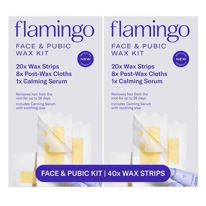 Flamingo front packaging showing full kit contents and convenience