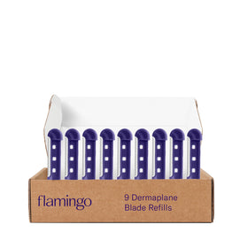 Flamingo refill pack front view showing count and branding for easy restocking