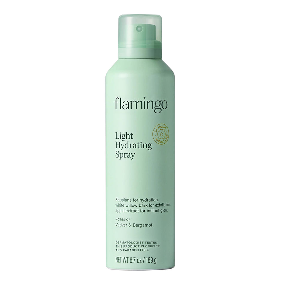 Flamingo front packaging showing bottle and label for easy identification and benefit