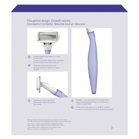 Flamingo lilac handle close-up showing textured grip and control