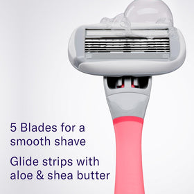 Flamingo handle close-up highlighting no-slip grip for secure control