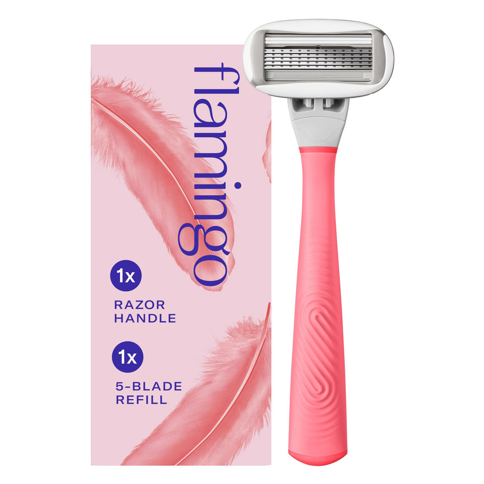 flamingo handle front view showing ergonomic grip and steady control