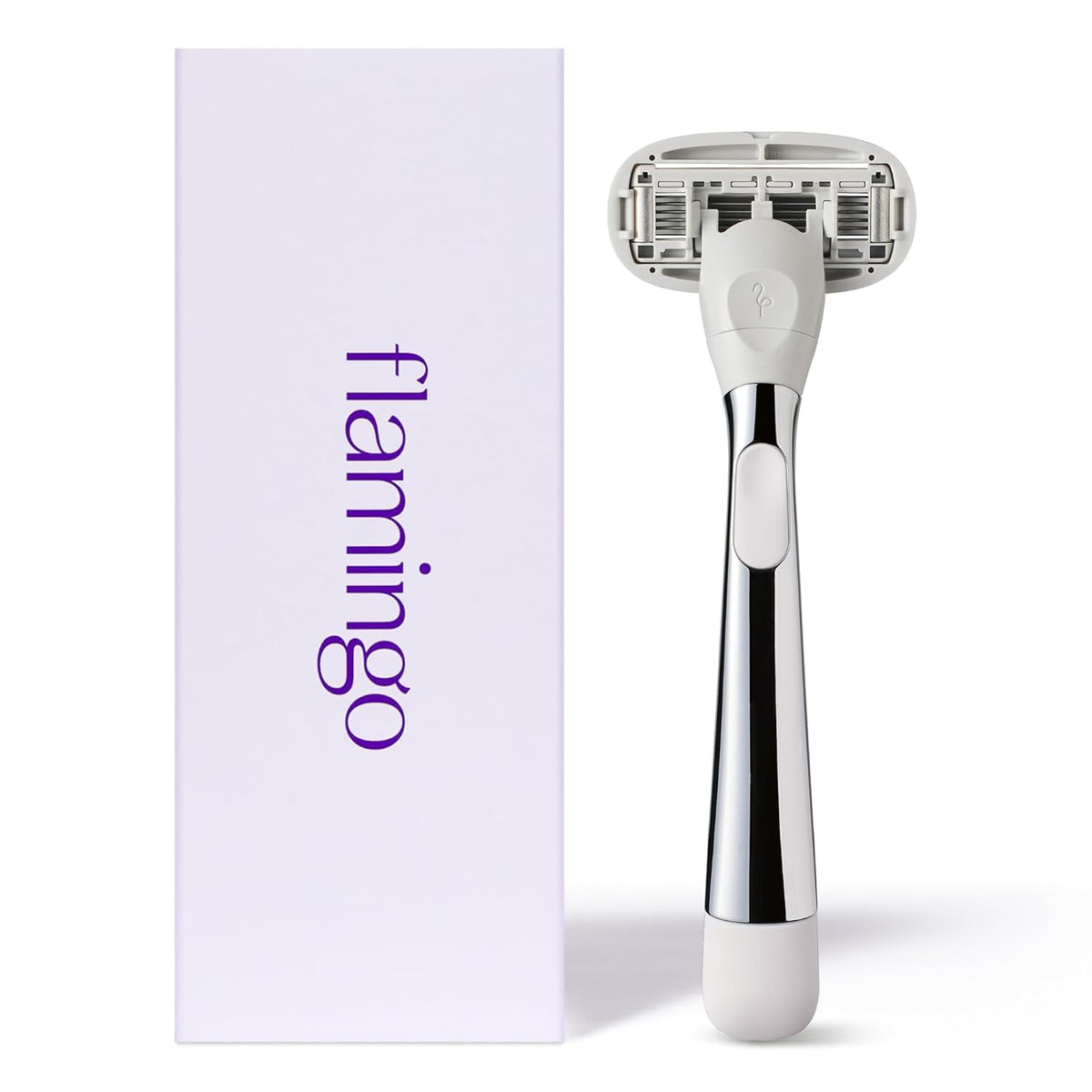 Flamingo razor flexing hinge action hugging contours for precise navigation
