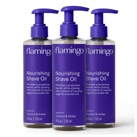 Flamingo front packaging showing bottle and label, highlights value