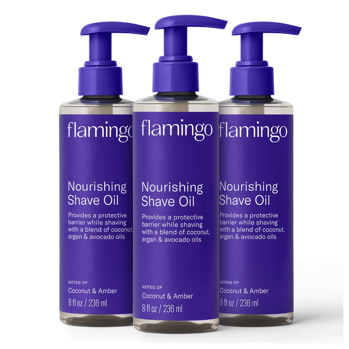Flamingo front packaging showing bottle and label, highlights value