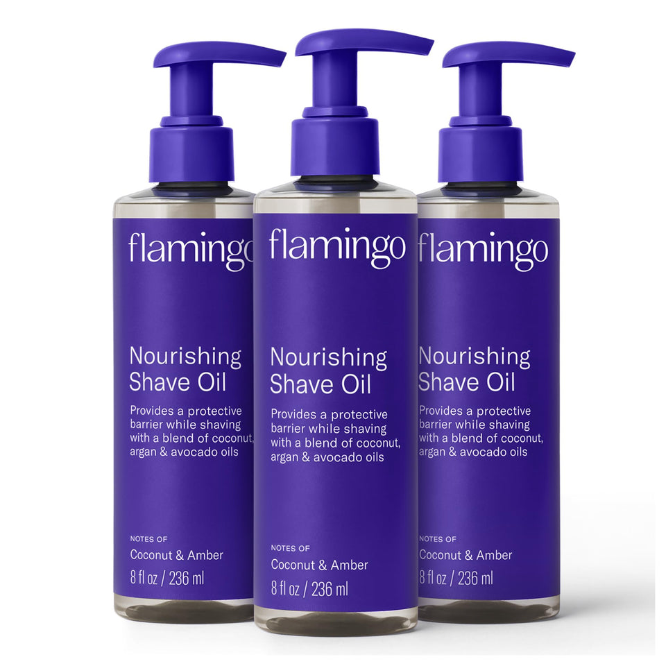Flamingo front packaging showing bottle and label, highlights value