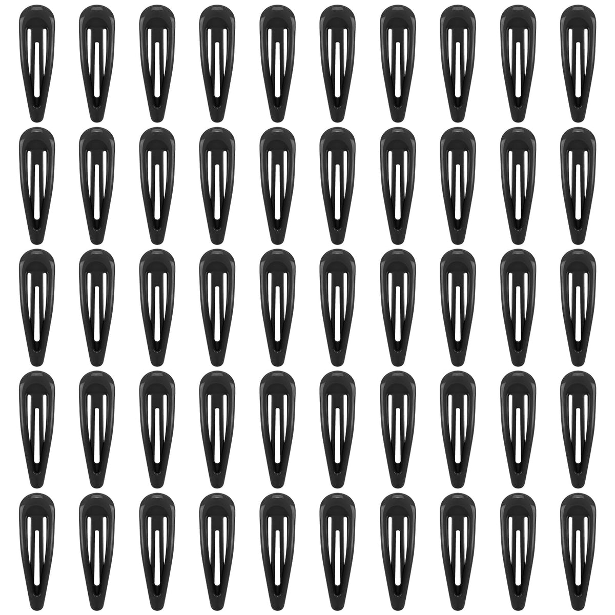 FLAREANN front packaging showing 50 black snap clips, easy storage benefit