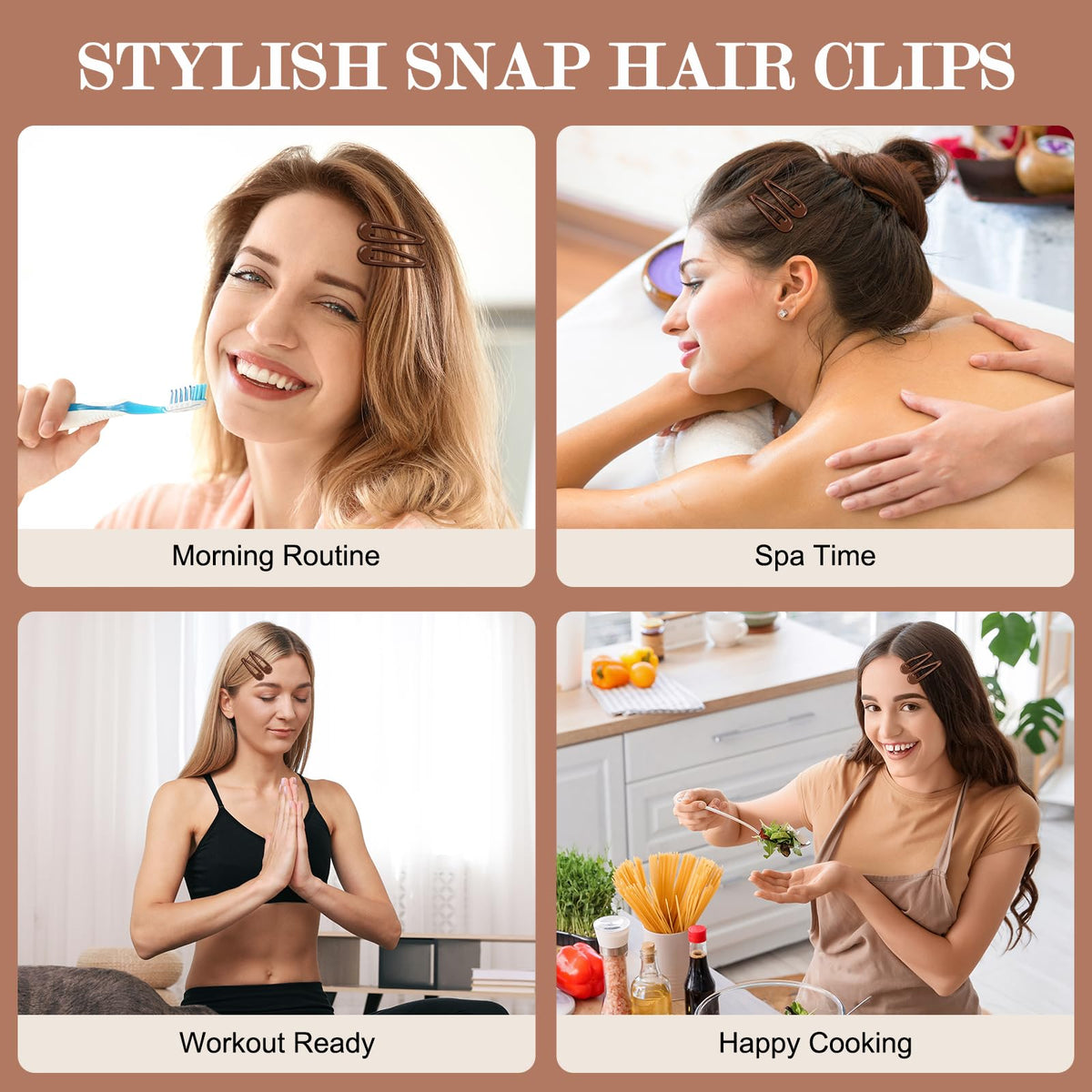 FLAREANN clips in a handbag during morning routine, convenient on-the-go styling