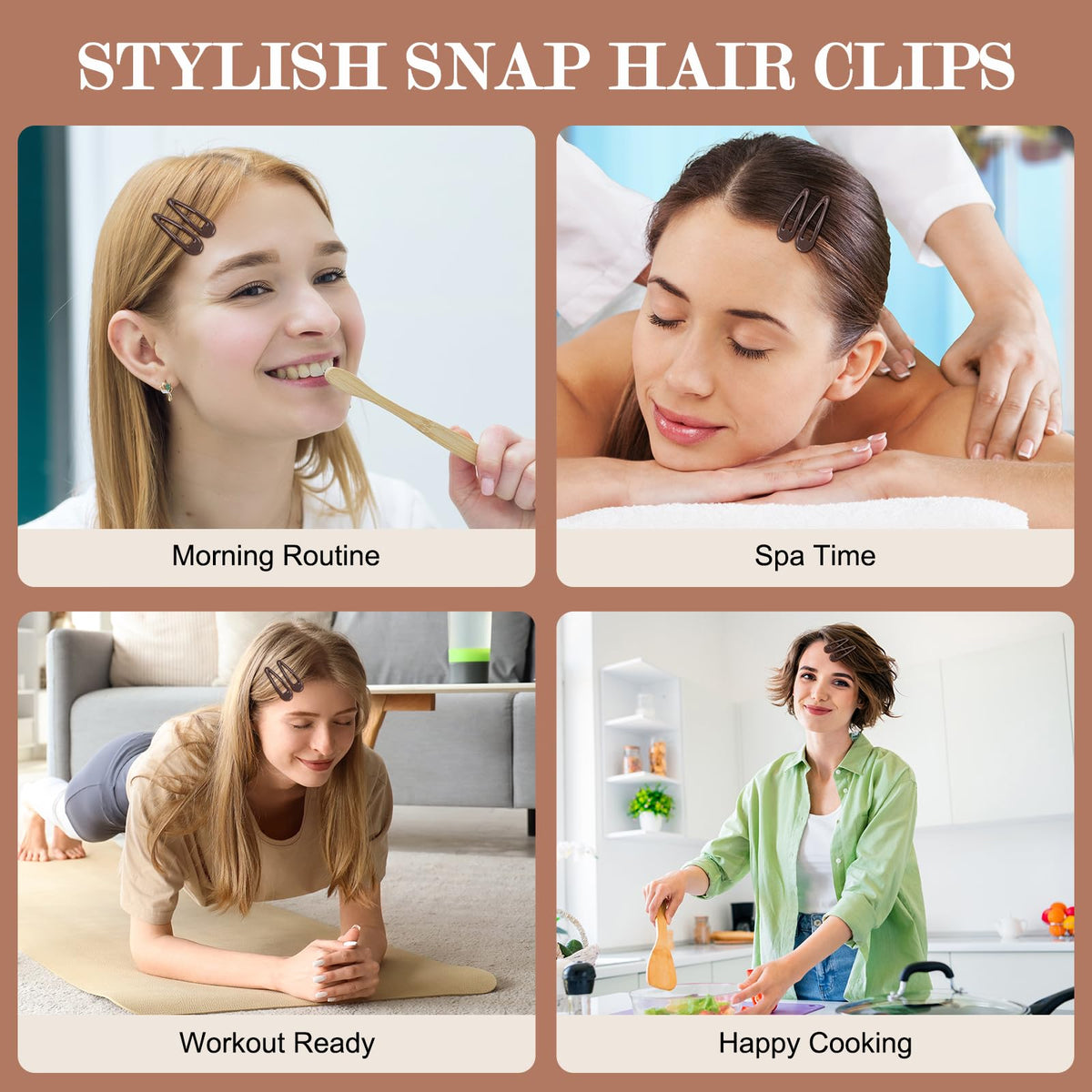 FLAREANN clip styled with casual outfit, minimalist polished accessory