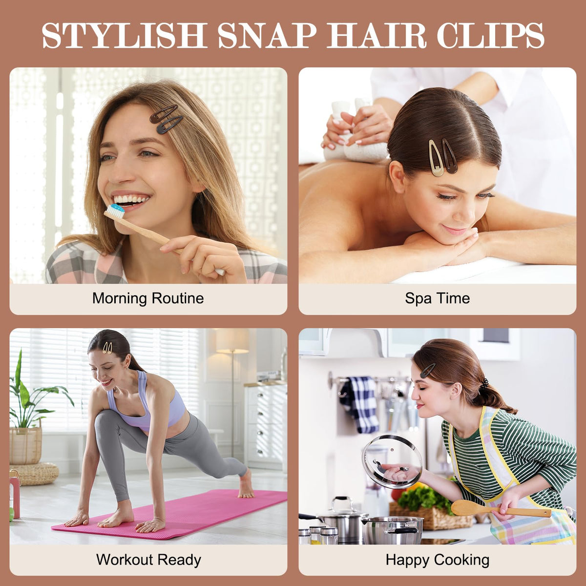 FLAREANN clip worn with minimalist outfit showing subtle polished accessory benefit