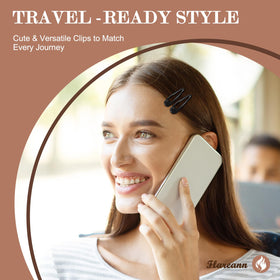 FLAREANN open box with neatly arranged clips, travel-ready organization benefit
