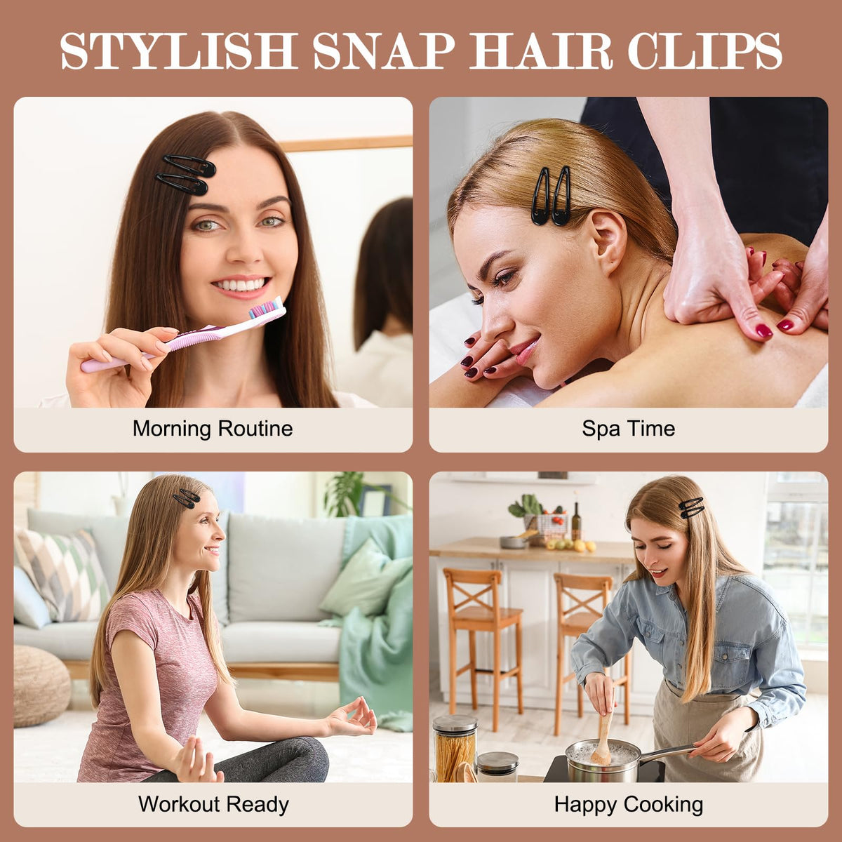 FLAREANN clips on vanity with accessories, practical daily styling benefit
