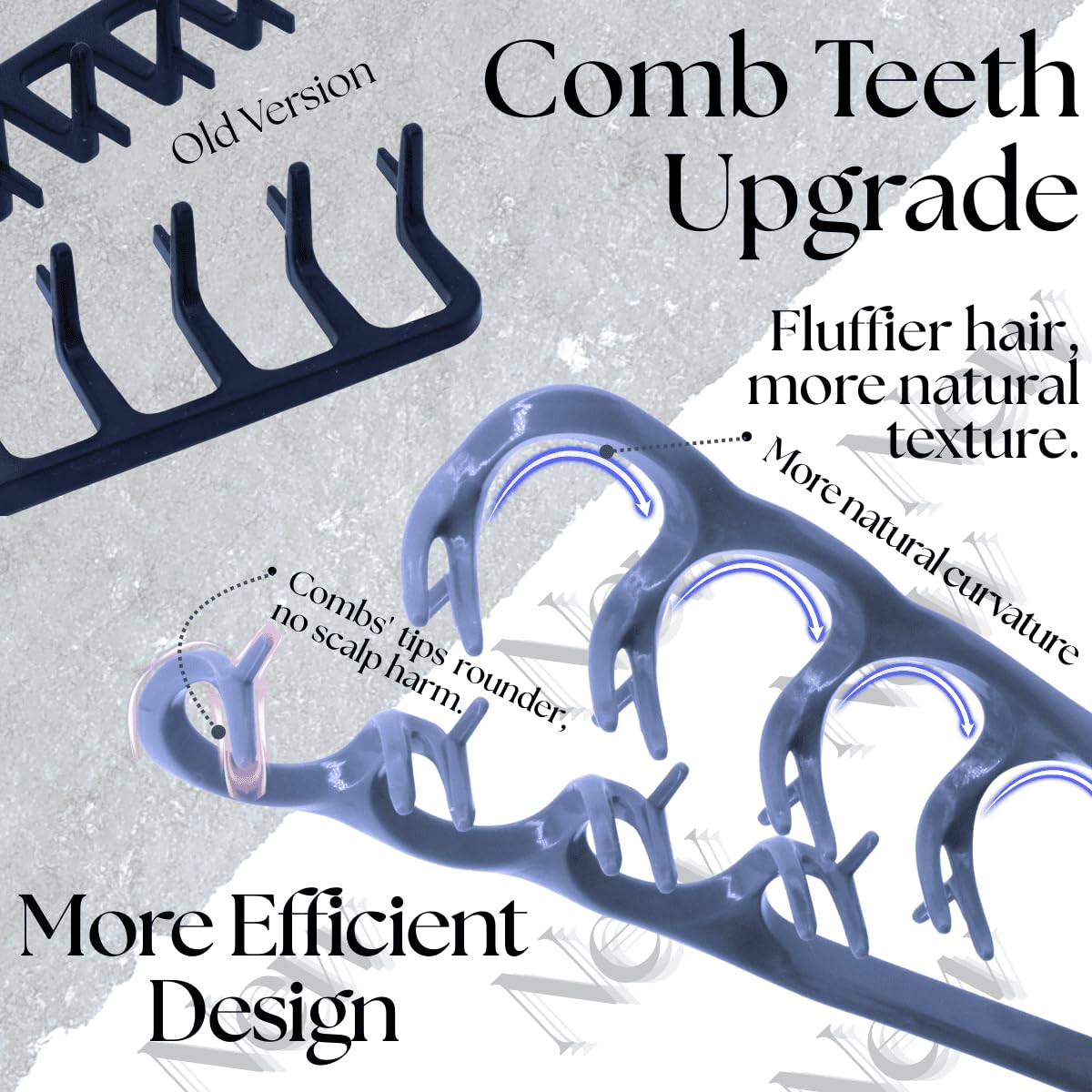 FlaSloth two combs flat lay showing durable build and family sharing value