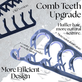 FlaSloth two combs flat lay showing durable build and family sharing value