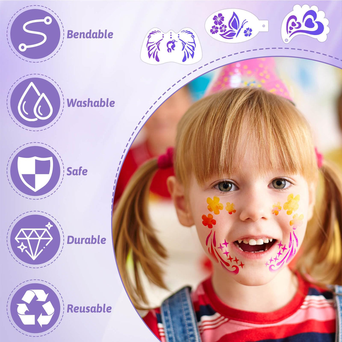 Flasoo adhesive gems and sticker templates adding sparkle and quick accents