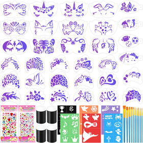 Flasoo front packaging showing full stencil kit and tools, fast creative setup