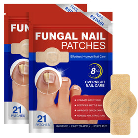 flasture front packaging showing 42 patches and benefits