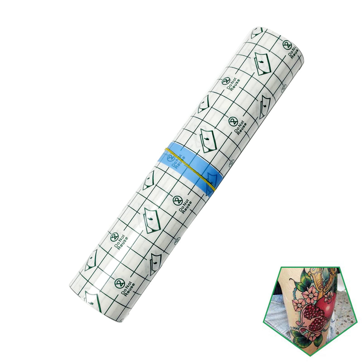 Flatoedu front packaging showing roll and product benefit of clear protection