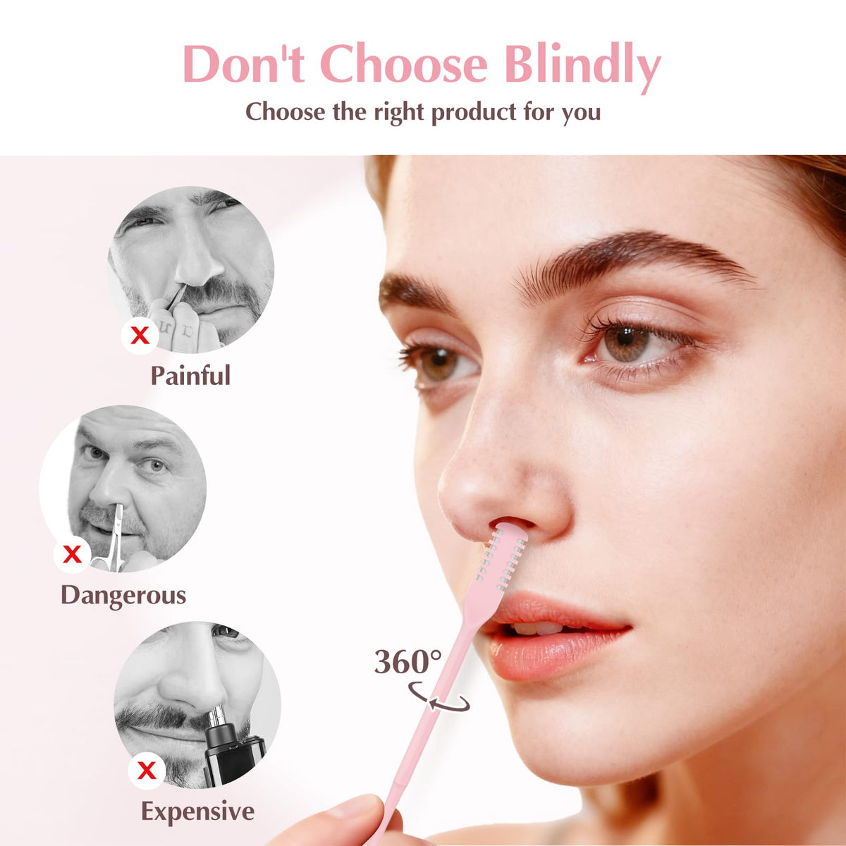 FLATRI soft cleaning brush detail removing trimmed hairs gently