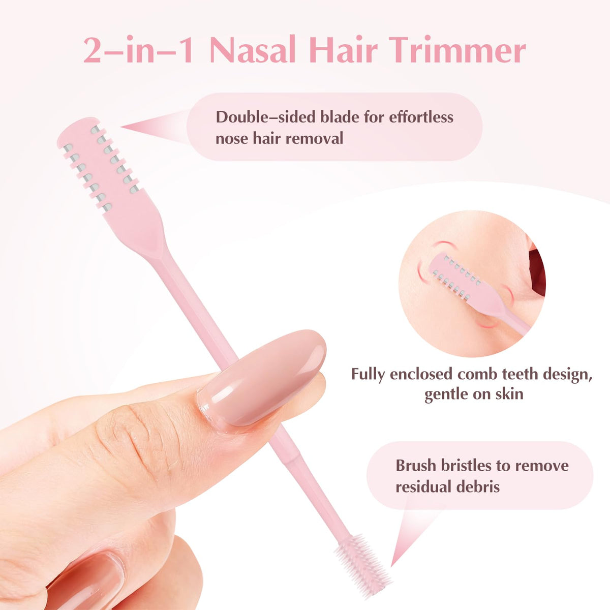 FLATRI textured ergonomic handle close-up for stable grip benefit