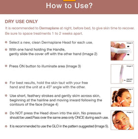 Flawless Dermaplane Glo on bathroom vanity styled lifestyle scene for everyday at-home treatments