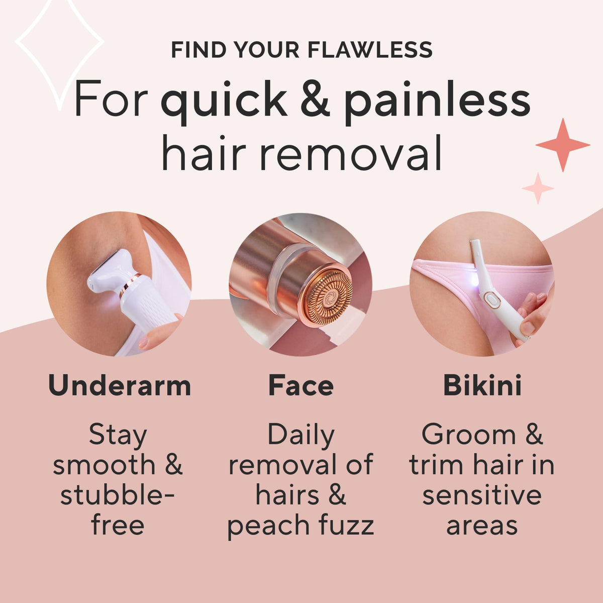 Flawless on a bathroom vanity conveying everyday grooming lifestyle