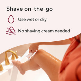 Flawless trimming near ankle demonstrating precise coverage and safety