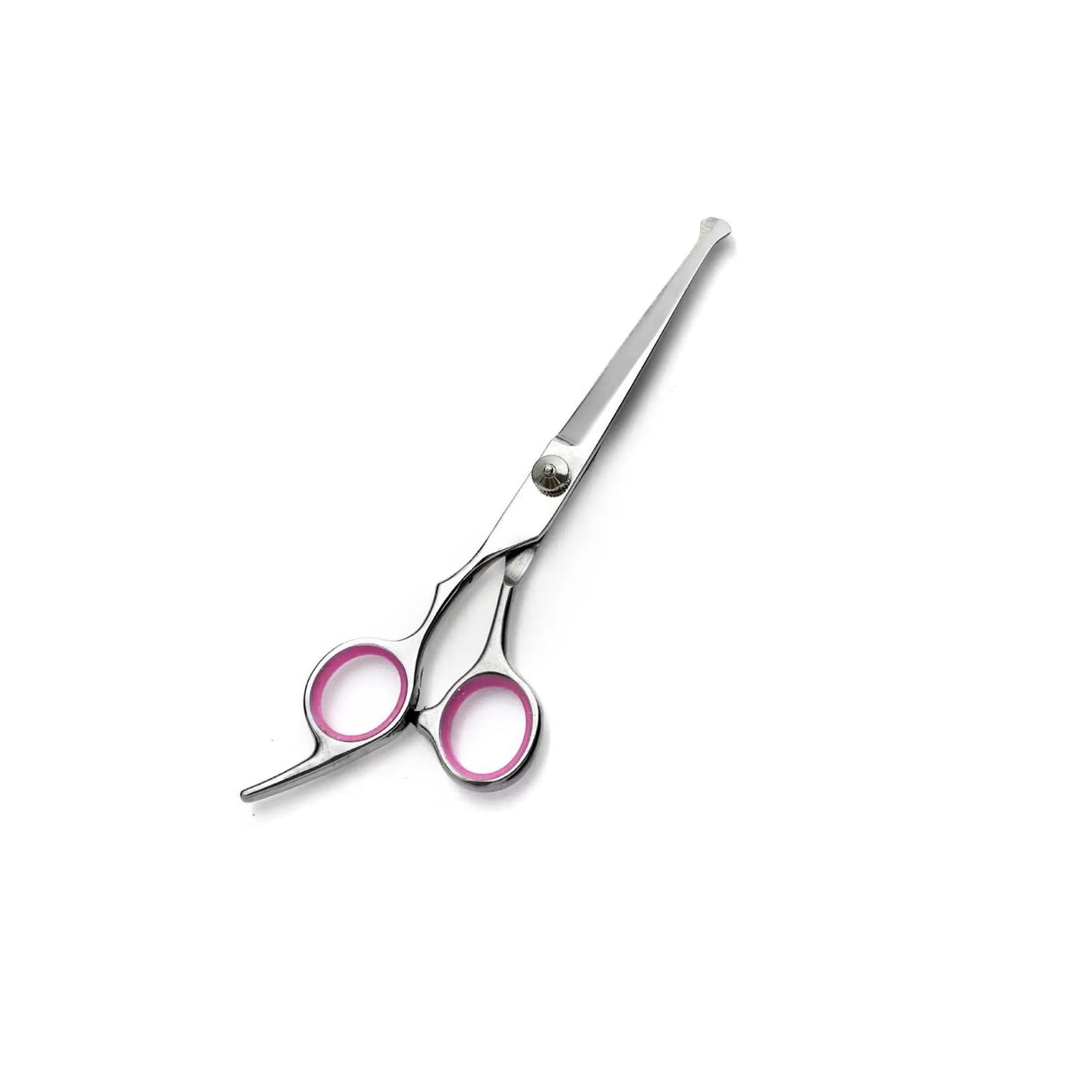 FLCJYLJXF front view showing blush-pink scissors for safe intimate trimming