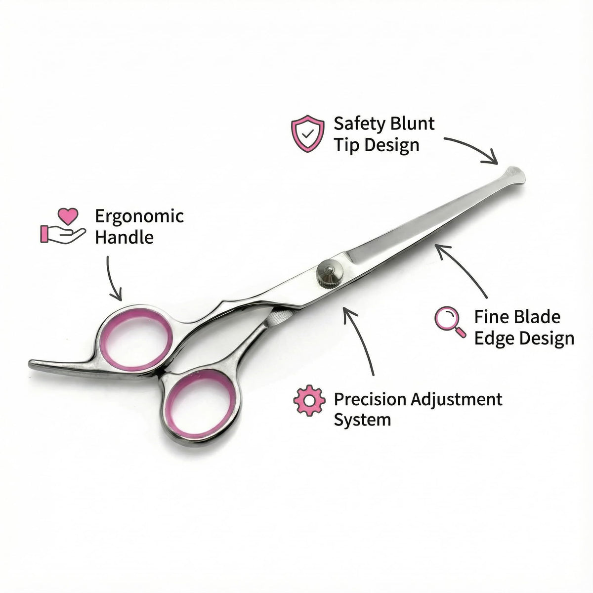 FLCJYLJXF close-up mirror-polish blade highlighting clean-cut performance