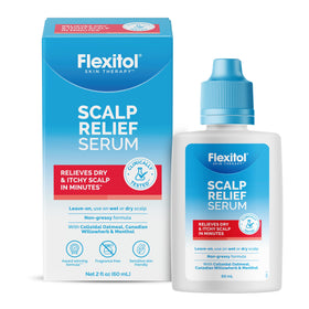 Flexitol front packaging showing 2 oz serum and benefits