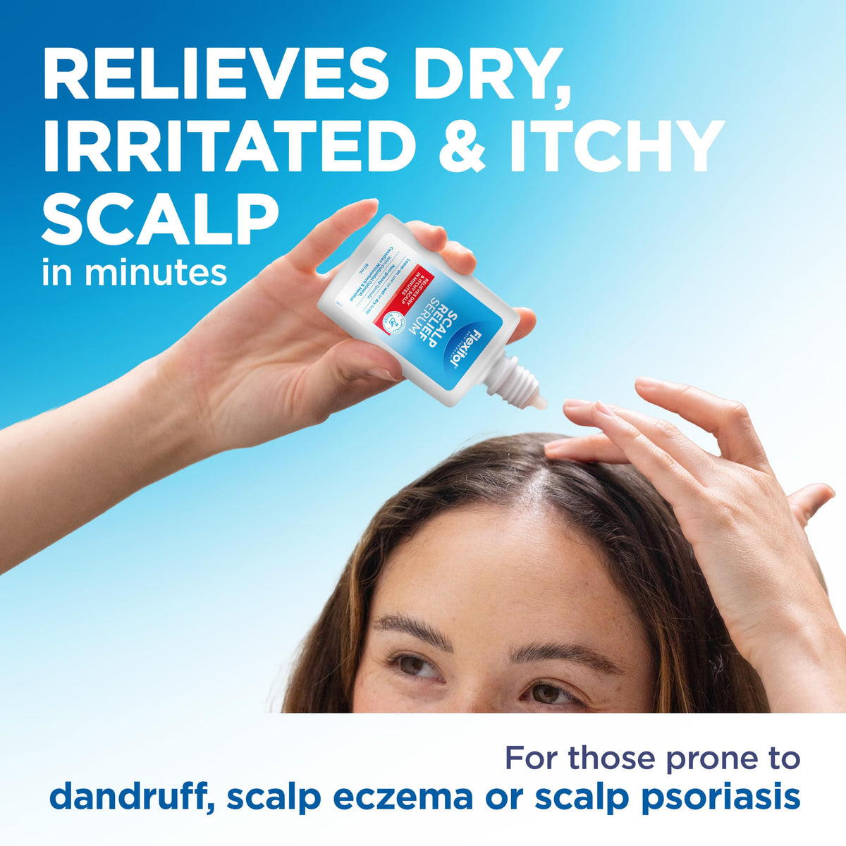 Flexitol serum texture on dropper highlighting quick absorption