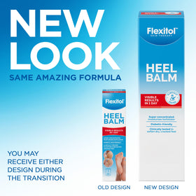 Flexitol single 4 oz tube close-up showing label and cap benefit