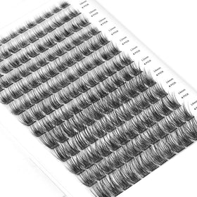 FLOMAZE array of clusters 8mm through 16mm to customize lash length