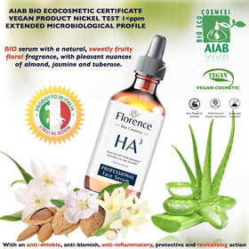 Florence serum staged on bathroom shelf suggesting easy incorporation into skincare